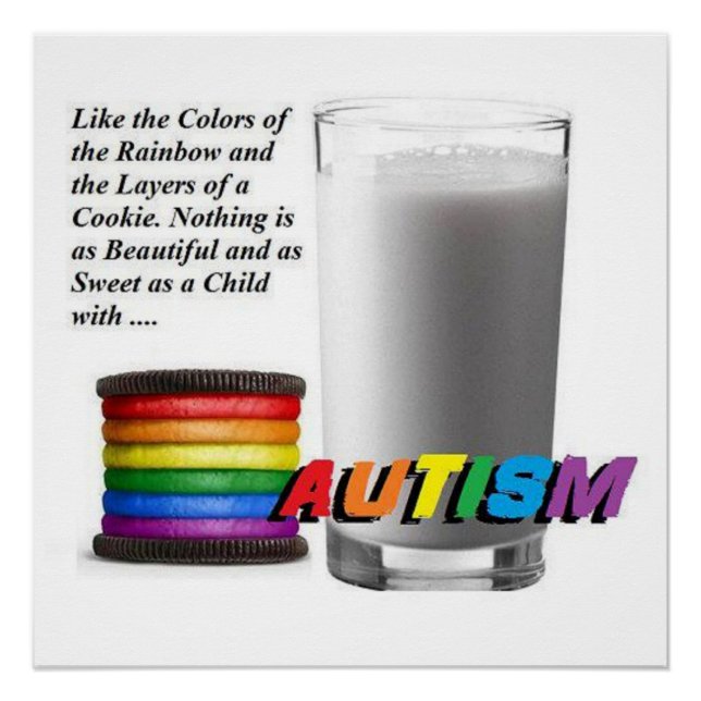 Autismus Cookies Poster (Vorderseite)