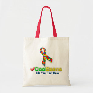 Autismus Cool Bohnen Budget Tasche