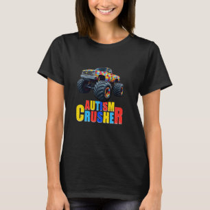Autismus Crusher Monster Truck Autismus-Bewusstsei T-Shirt