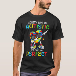 Autismus Dabbing Gesellschaft ich bin Autistische T-Shirt