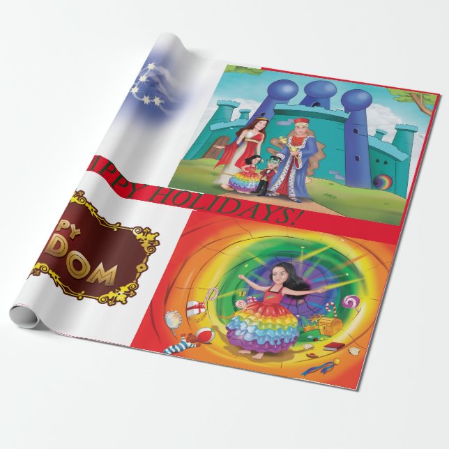 Autismus: Das Papier zum Umschlag des glücklichen  Geschenkpapier (Ungerollt)