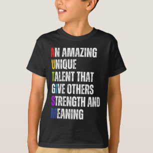 Autismus Definition Autismus Aufklärung Monat Unte T-Shirt