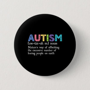 Autismus Definition Autismus Sensibilisierung Akze Button
