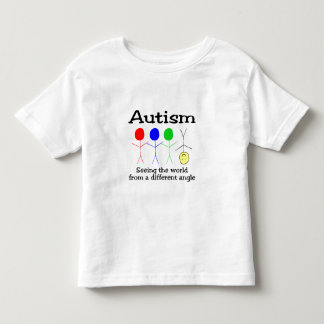 Autismus, der die Welt von einem anderen Winkel Kleinkind T-shirt