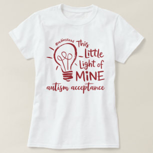 Autismus Dieses kleine Licht meines Roten stattdes T-Shirt