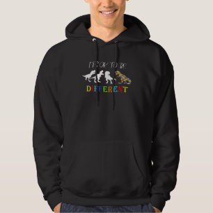 Autismus Dinosaurier Jungen Kind Es ist okay ander Hoodie