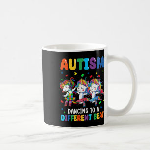 Autismus Einhorn tanzt zu einem anderen Beat Autis Kaffeetasse