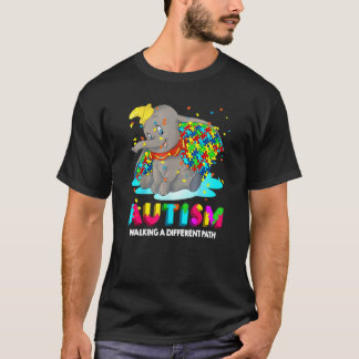 Autismus Elefant Dumbo Geht Einen Anderen Weg Aut T-Shirt