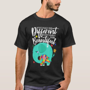 Autismus Elefant Was Dich Anders Macht Macht Dich T-Shirt