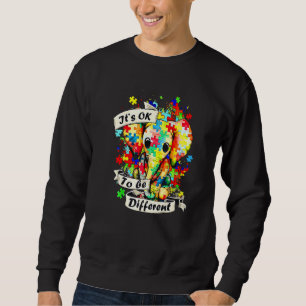Autismus Elefantenpuzzle Es ist ok, eine andere Ma Sweatshirt