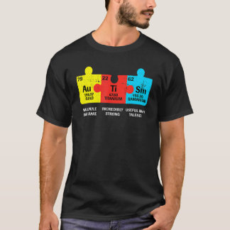 Autismus-Elemente Periodensystem Awareness ASD Män T-Shirt