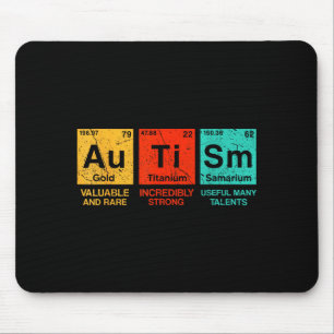 Autismus-Elemente Periodensystem Bewusstsein Asd M Mousepad