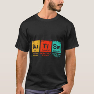 Autismus-Elemente Periodensystem Bewusstsein Asd M T-Shirt