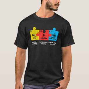 Autismus Elemente Periodische Tafelbewusstsein ASD T-Shirt