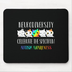 Autismus Embrace Neurovielfalt feiert den Höhepunk Mousepad