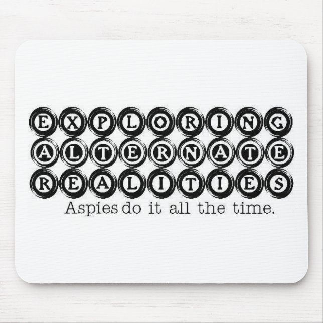 Autismus: Erforschende abwechselnde Wirklichkeiten Mousepad (Vorne)