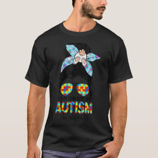 Autismus Es Ist Ok Anders Zu Sein Unordentlicher D T-Shirt