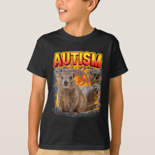 Autismus Felsen Klippschliefer Ungeeignet Lustig S T-Shirt