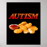 Autismus Food Lover Chicken Nugget Feinschmecker