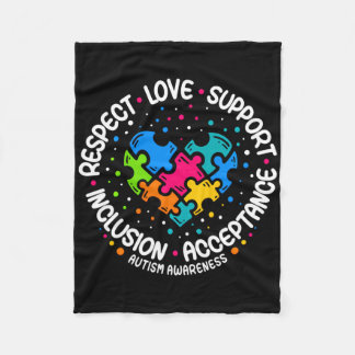 Autismus Frauen Männer respektieren Liebe Unterstü Fleecedecke