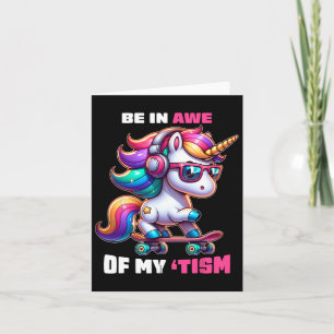 Autismus Funny in Awe meiner Taufe Meme Autistic K Karte