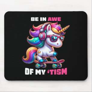 Autismus Funny in Awe meiner Taufe Meme Autistic K Mousepad