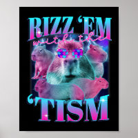 Autismus Funny Rizz Em mit dem Tismus Capybyra Mem