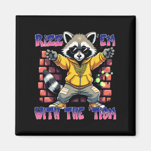 Autismus Funny Rizz Em mit dem Tismus Meme Autisti Magnet