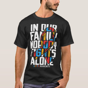Autismus für Mutter Vater und Familie Blaues Autis T-Shirt