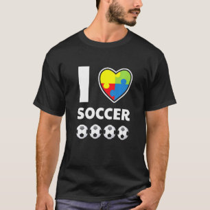 Autismus Fußball Autistisch Für Kinder Jungen Mädc T-Shirt