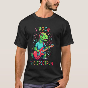 Autismus Gehirn I Rock The Spectrum Bewusstsein Ju T-Shirt