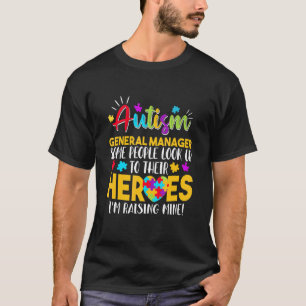 Autismus General Manager Menschen suchen nach ihre T-Shirt