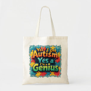 Autismus Genius Tragetasche