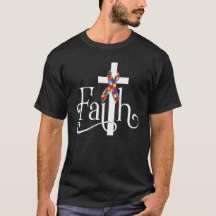 Autismus Glaubenskreuz Autismus Autistisch Autis T-Shirt