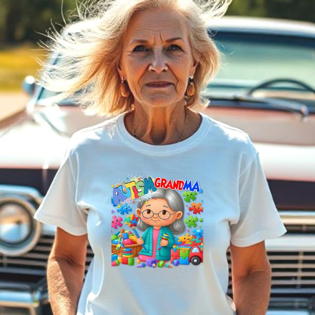 Autismus GrandMa - Spielzeug - Sensibilisierung fü T-Shirt (Von Creator hochgeladen)