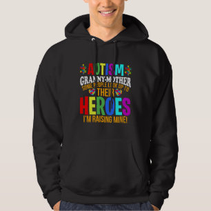 Autismus Granny Mutter Leute schauen ihre Helden a Hoodie
