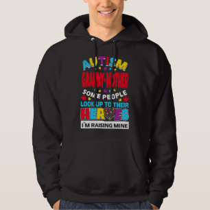 Autismus Granny Mutter Leute schauen ihre Helden h Hoodie