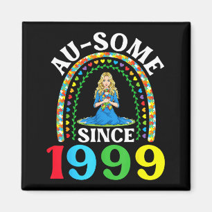 Autismus Großartig Ausome Seit 1999 Frohen 27. Geb Magnet