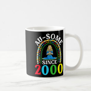 Autismus Großartig Ausome Seit 2000 Frohen 26. Geb Kaffeetasse