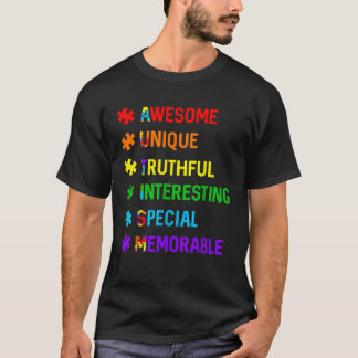 Autismus Großartig Einzigartig Spezielle Jungen Ki T-Shirt