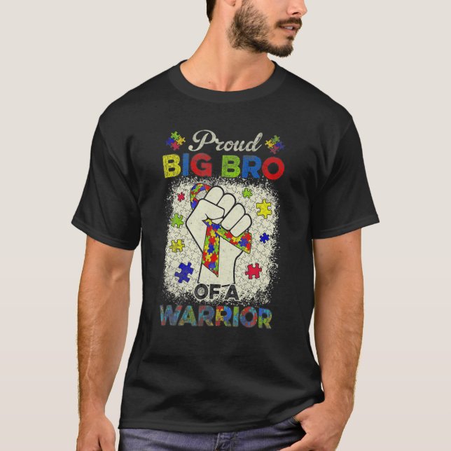 Autismus Große Bro der Autismus Sensibilisierung K T-Shirt (Vorderseite)