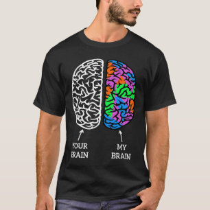 Autismus-großer Autismus Dyslexie Adhd Asd Neurodi T-Shirt