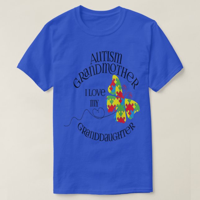 Autismus Großmutter I Liebe Meine Großtochter Auti T-Shirt (Design vorne)