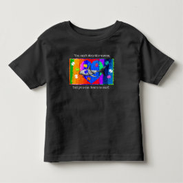 Autismus-Hai 4T SCHWARZ Kleinkind T-shirt