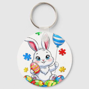 Autismus Häschen Eier Autismus-Bewusstsein Ostern  Schlüsselanhänger