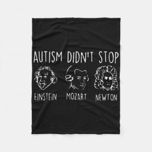 Autismus hat das Design nicht gestoppt Fleecedecke