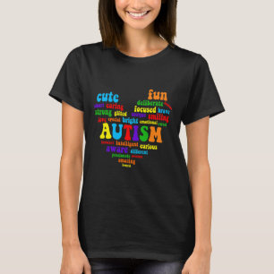 Autismus Herz Autismus-Bewusstsein Stolz Autismus- T-Shirt