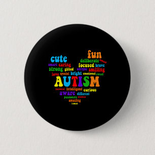 Autismus Herzautismus Aufklärung Proud Autismus Ma Button