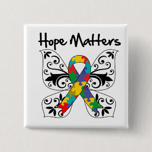 Autismus Hope Matters Button