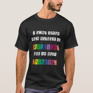 Autismus-Ich Bin Brillant Und Ich Bin Beschäftigt T-Shirt